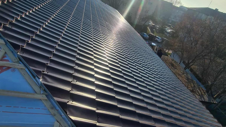 Montaj acoperis bloc - m